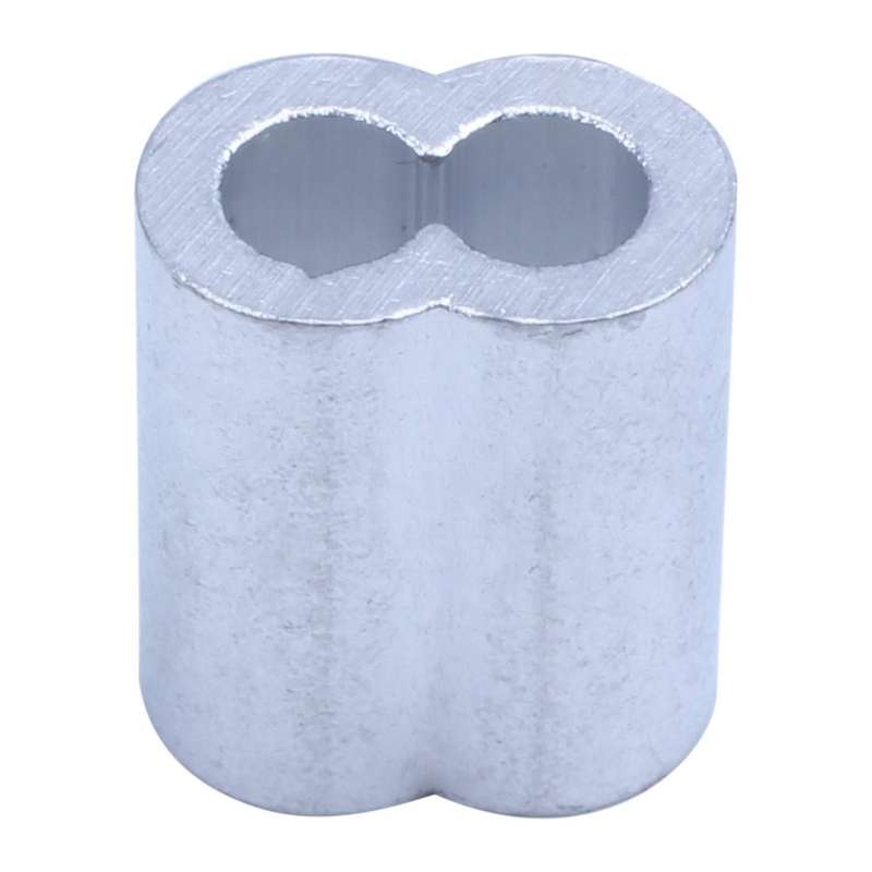50x Aluminum Crimping Loop Sleeve for 4mm Diameter Wire Rope Cable