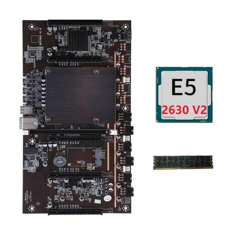 X79 H61 Btc Mining Motherboard Lga 2011 5xpcie Support 3060 3070 3080