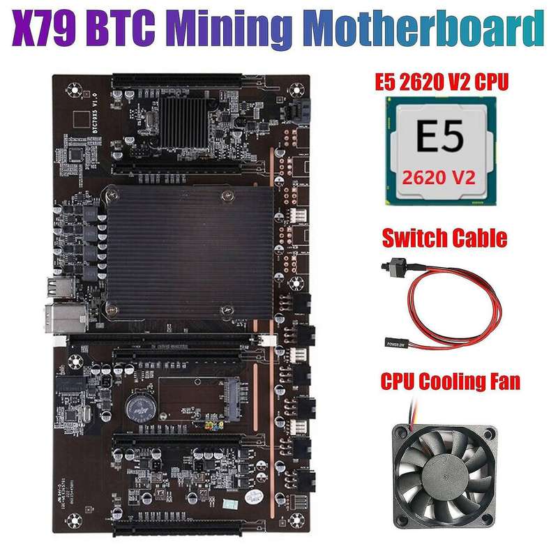 Btcx79 H61 Mining Motherboard Support 3060 3070 Graphics Card for Btc