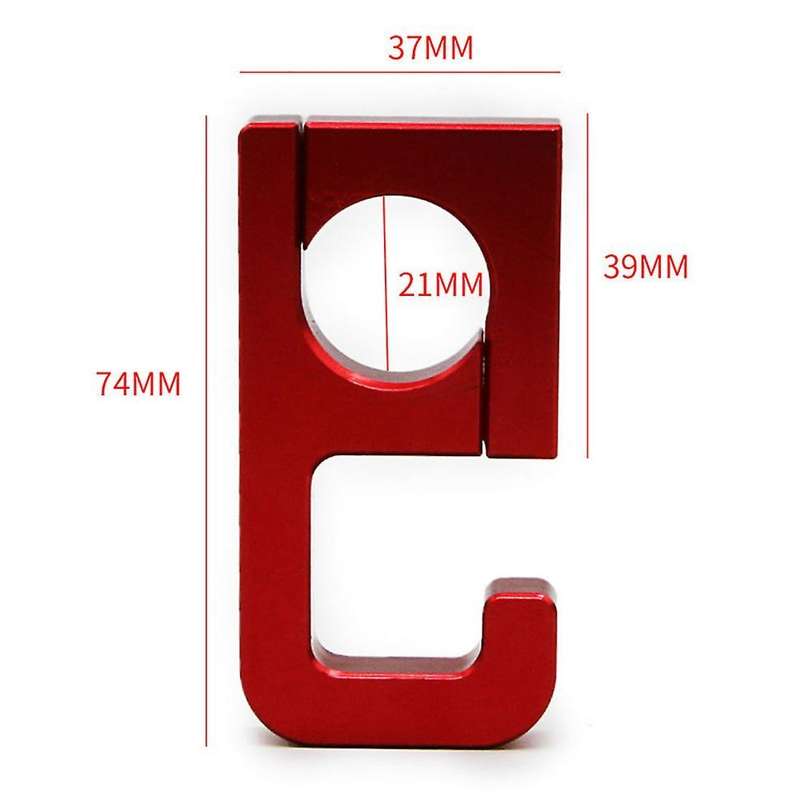Motorcycle Luggage Helmet Hook for Honda Hornet Msx125 Pcx125 (red)