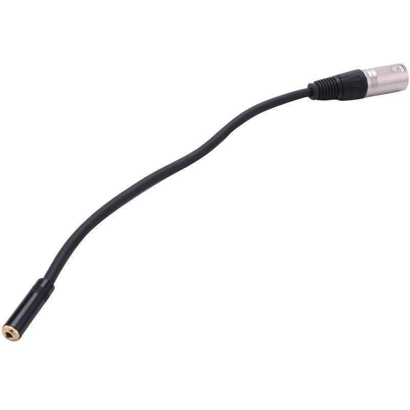 0.3m Wire 3 Pin Xlr Male to 3.5mm Female Connector Microphone Adapter