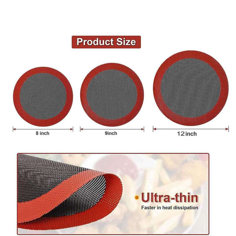 12 Inch Air Fryer Liners Multi-purpose Air Fryer Liners Basket Mat