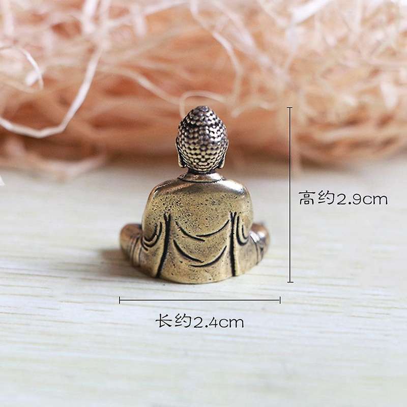 Mini Buddha Statue Bronze Buddha Statue Chinese Buddhism Pure