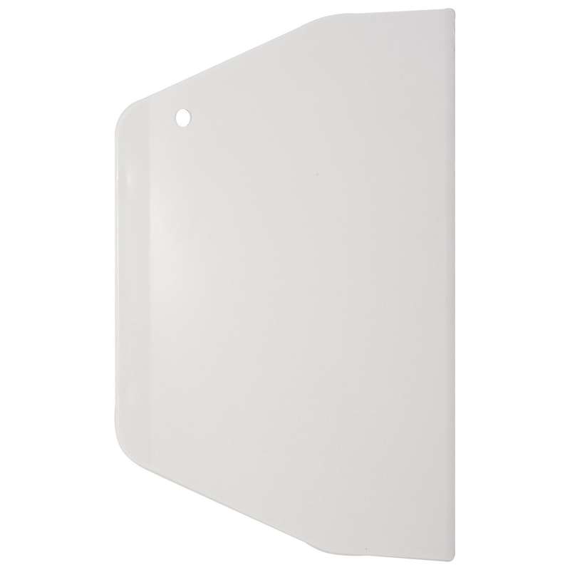 19 Cm X 12.5cm Flat White Plastic Cake Decorator Dough Pastry