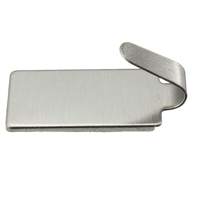 6pcs Stainless Steel Self Adhesive Stick Wall Hook Hanger Holder