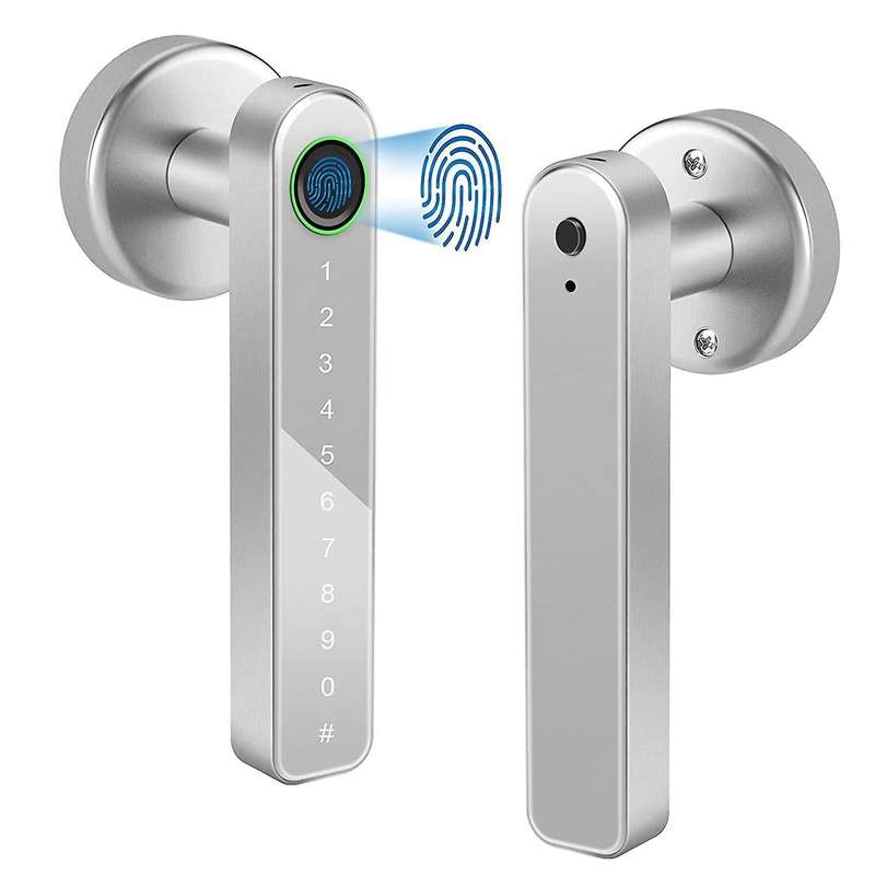 Smart Door Lock, Fingerprint Door Lock with Tuya App Wifi Control