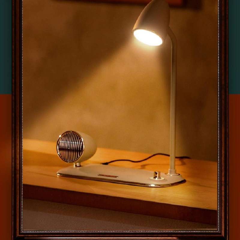Led Desk Lamp with Wireless Charging ,dimmable ,bluetooth Speaker