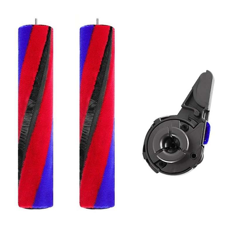 Replacement End Cap Roller Brush for Dyson V12 V15 Slim Fluffy Brush Plastic