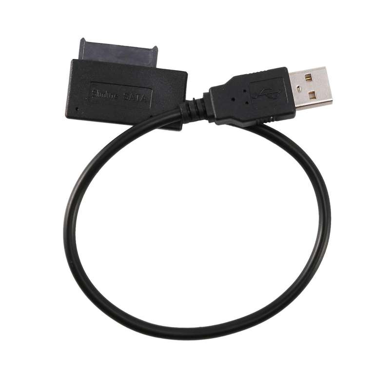 Usb 2.0 to Mini Sata Ii 7+6 13pin Adapter Converter Cable