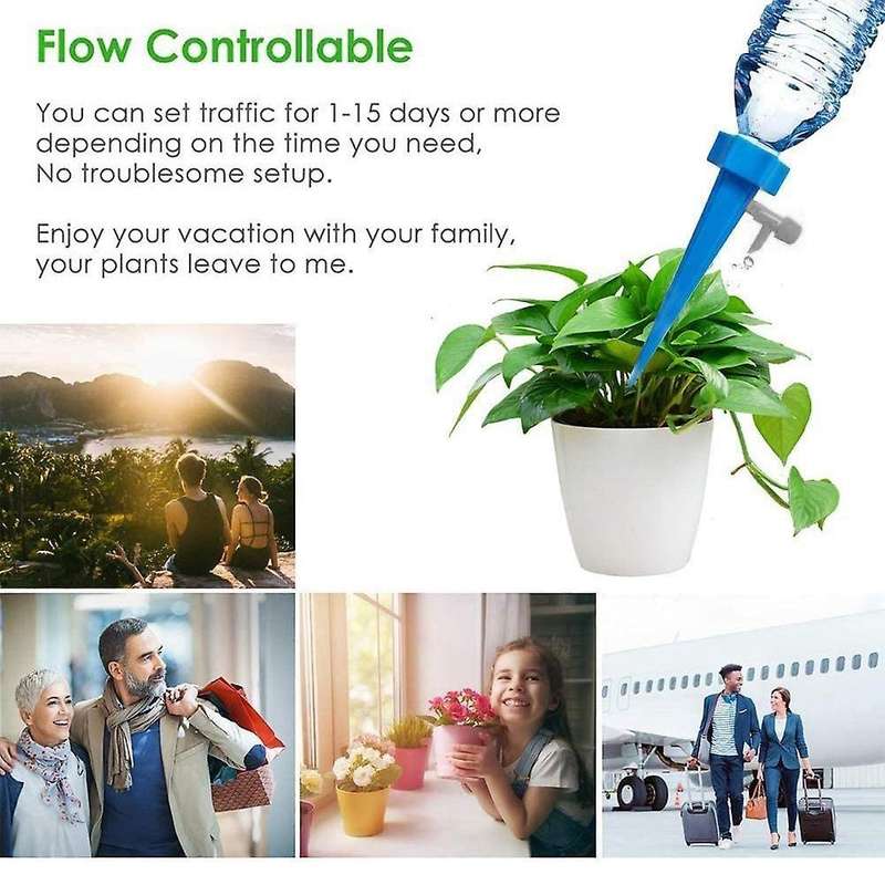 Automatic Waterers Garden Plants Flower Watering Kits-blue+gray