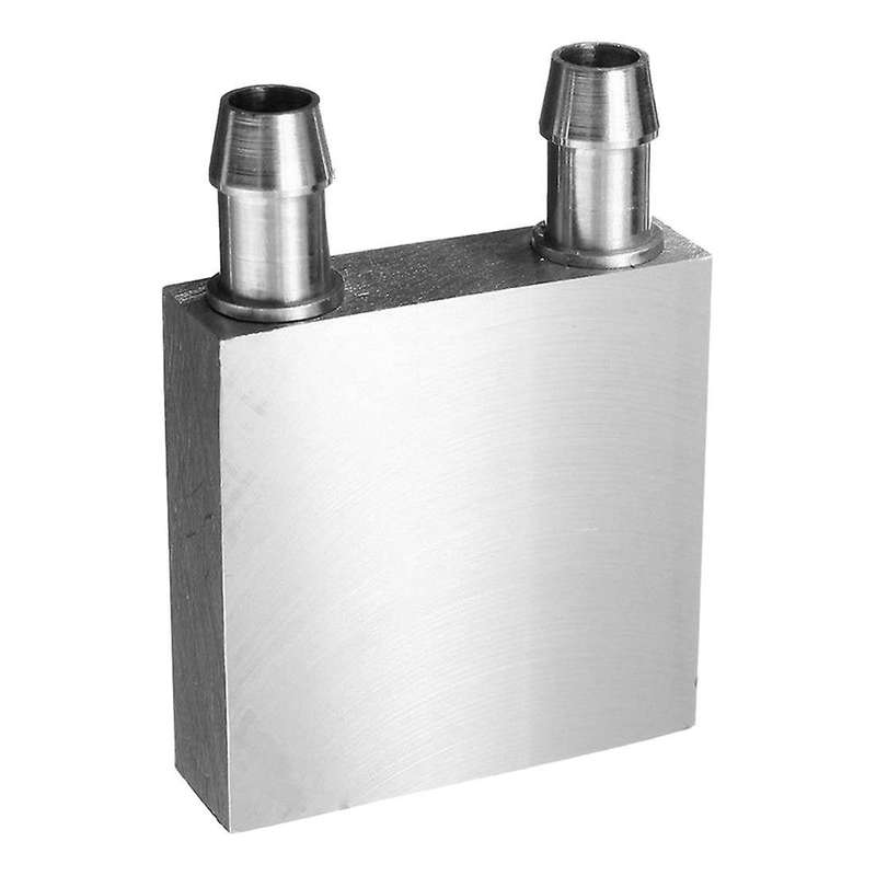 Aluminum Water Cooling Block Cooler for Computer Cpu Radiator Silver