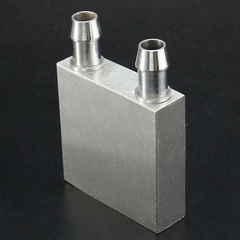 Aluminum Water Cooling Block Cooler for Computer Cpu Radiator Silver