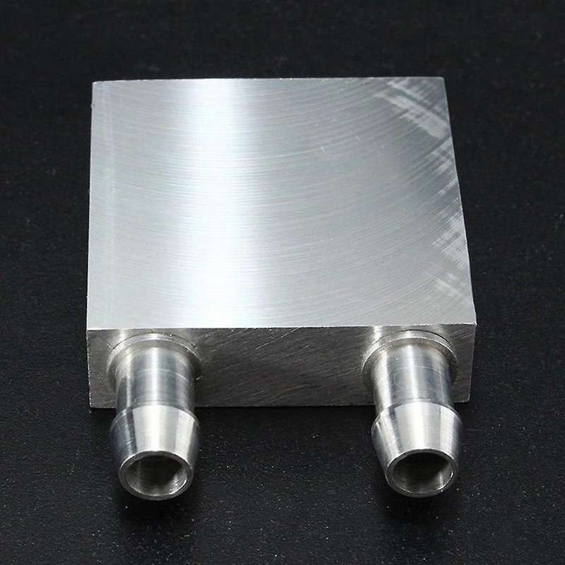 Aluminum Water Cooling Block Cooler for Computer Cpu Radiator Silver