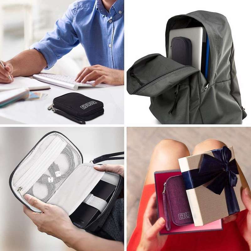 Electronic Organizer, Travel Cable Organizer Bag Pouch Portable Case
