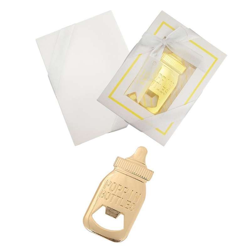 Baby Bottle Shape Opener Gift Souvenir with Box White Box
