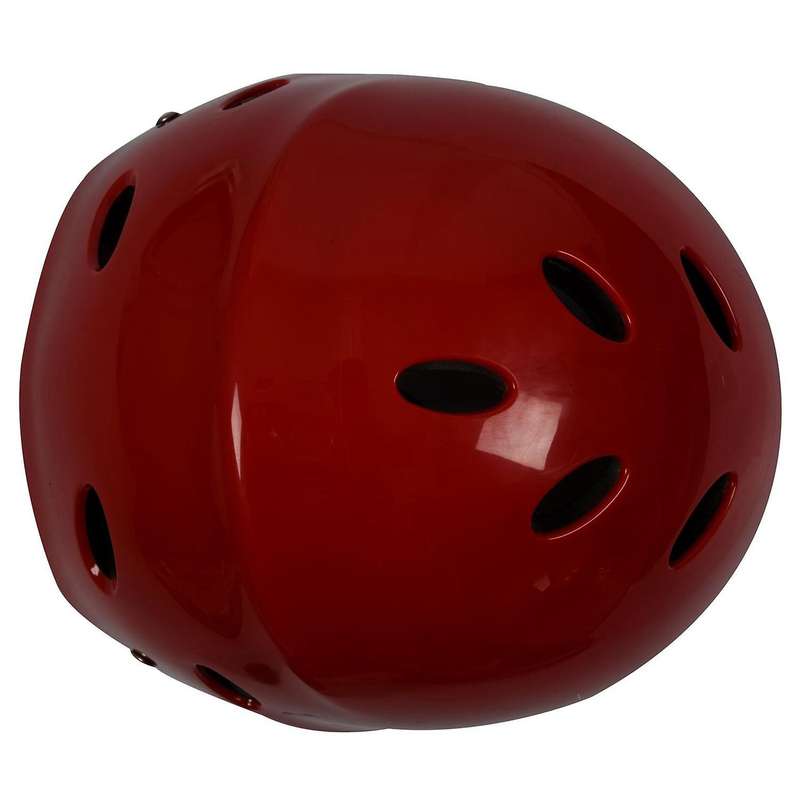 4x Safety Protector Helmet 11 Breathing Holes for Water Sports - Red