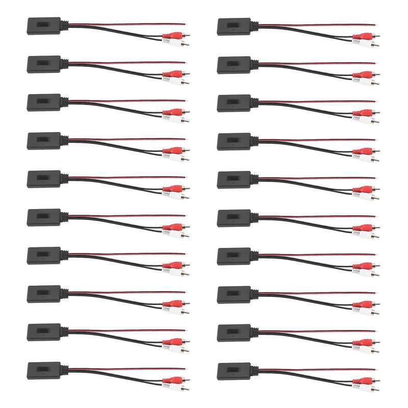 20x Car Universal Bluetooth Module Music Adapter Rca Aux Audio Cable
