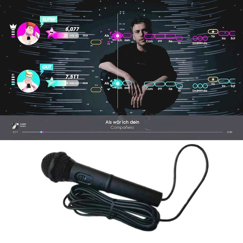 2pcs Let's Sing Song Yousheng Game for Switch Ns Game Console Pc