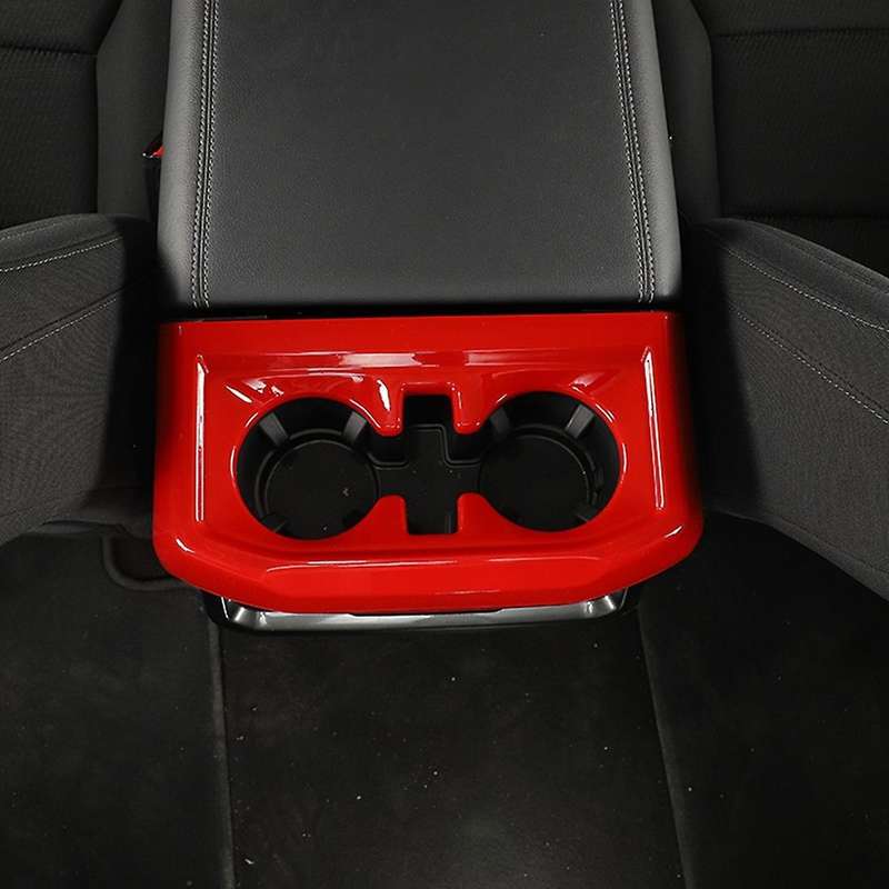 Car Rear Water Cup Holder Frame for Ford F150,abs Red