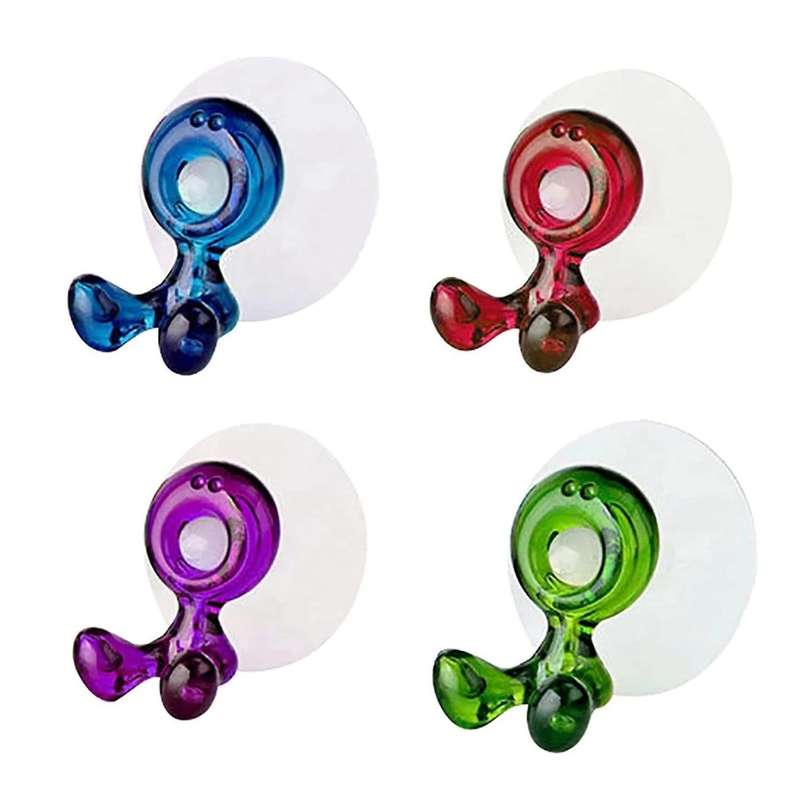 Toothbrush Holder with Suction Cup Towel Wall Hooks for Kitchen Home