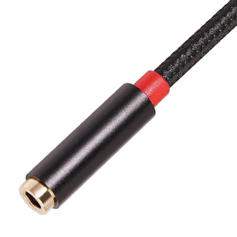 3.5mm Male to Female Extension Cable with Microphone for Headset (1m)