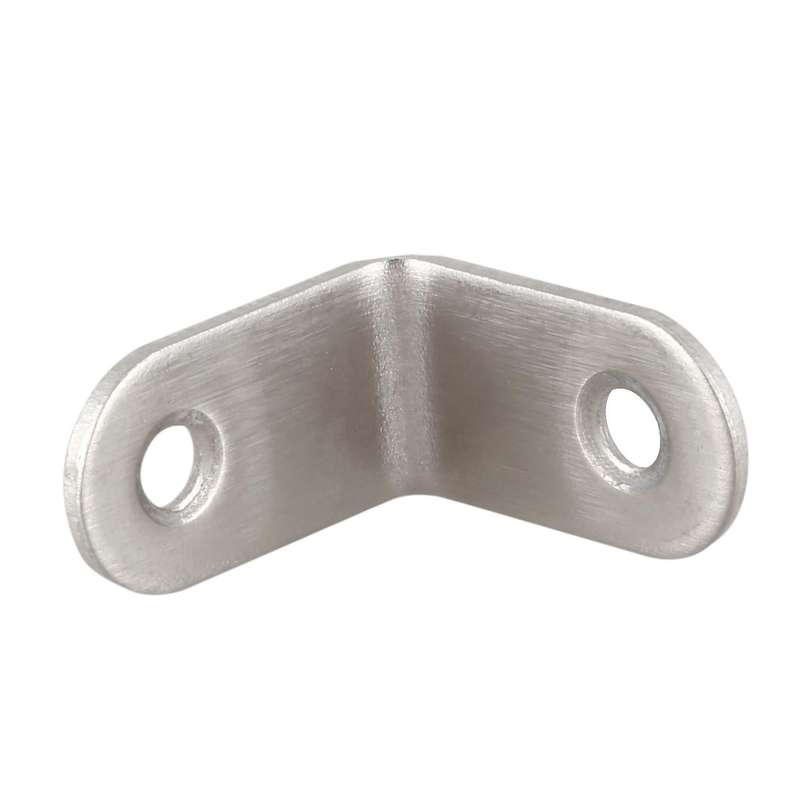 6 Pcs 30x30mm Metal Corner Brace Joint Right Angle Bracket Silver