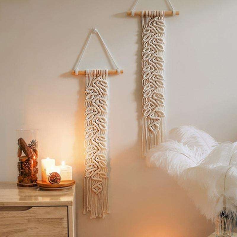 Macrame Hand Woven Tapestry Boho Wall Hanging Room Decoration
