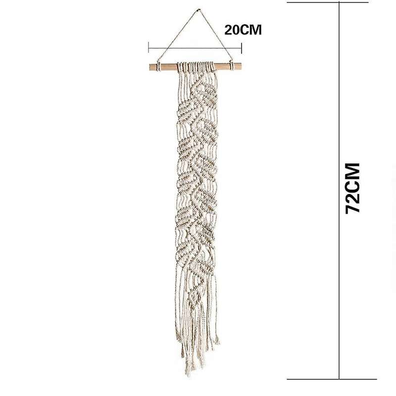Macrame Hand Woven Tapestry Boho Wall Hanging Room Decoration