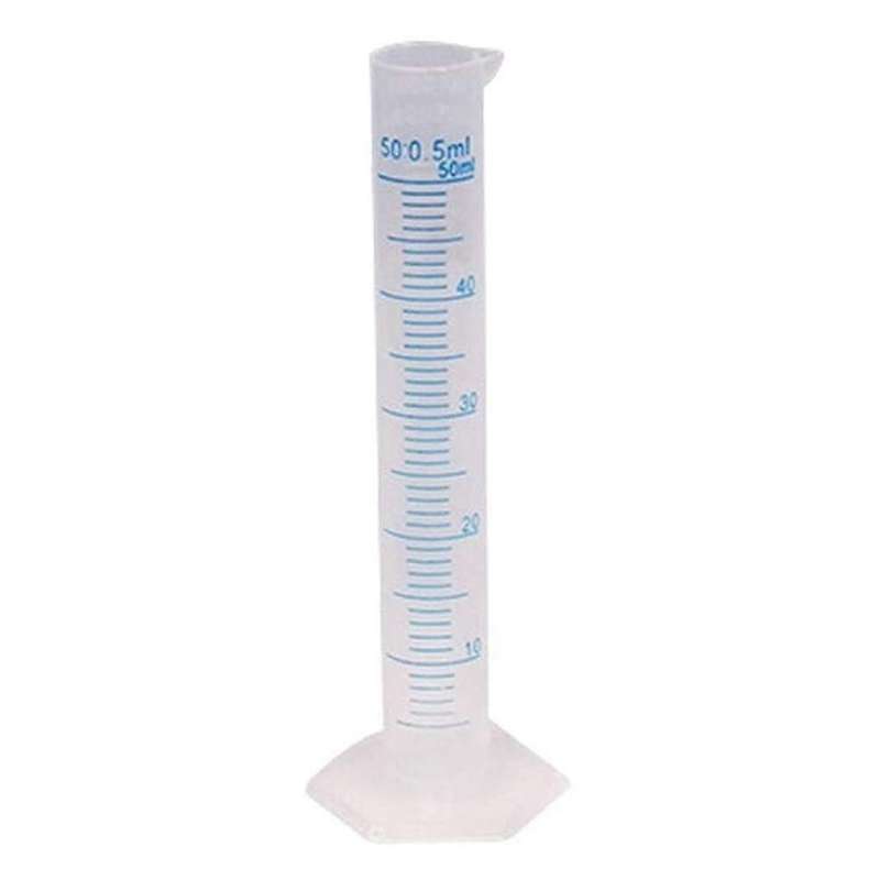 Measuring Cylinder Plastic Graduated Tube Tool for Lab(50ml)