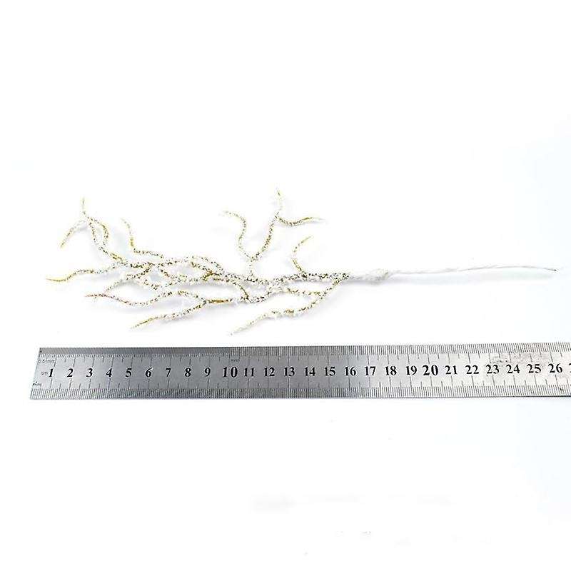 60 Pieces/10 Bunches Simulation White Flowers for Wedding Christmas