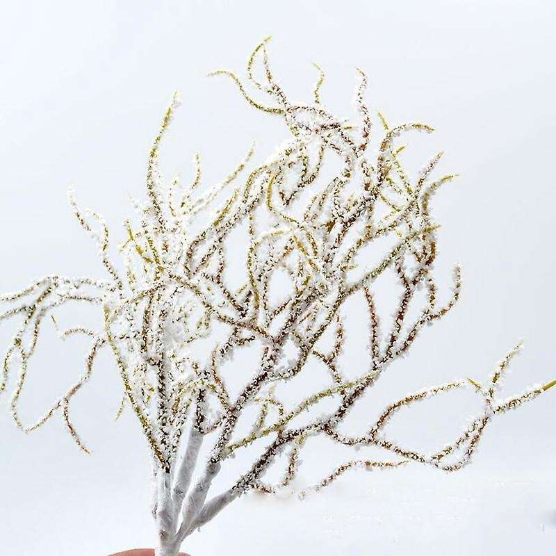 60 Pieces/10 Bunches Simulation White Flowers for Wedding Christmas