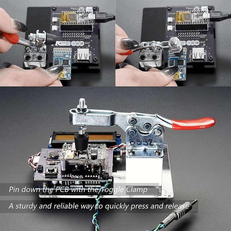 Quick Release Toggle Clamp Antislip Horizontal 59lbs Holding Capacity