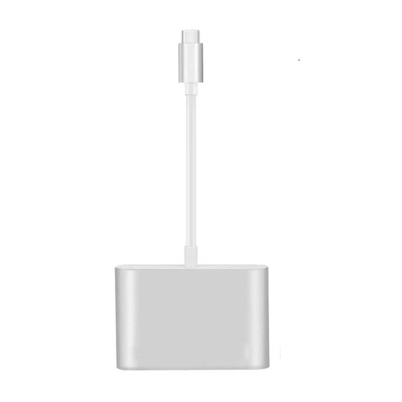 Video Cable Type-c Adapter Dock Hub Usb-c to Hdmi 4k Vga Hd Converter