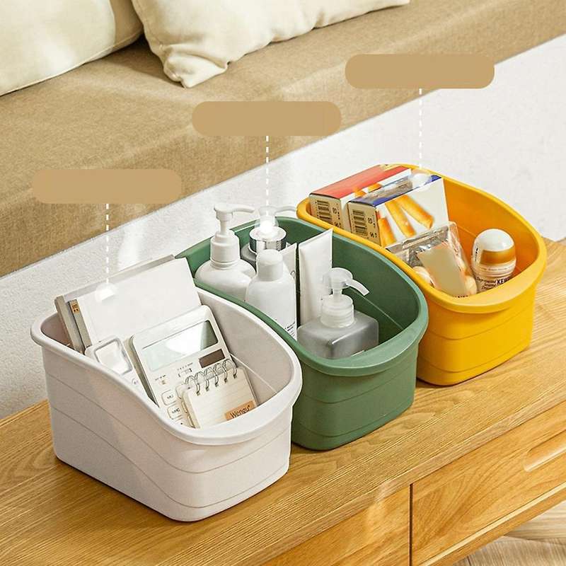Kitchen Storage Box Container Cabinet Tableware Storage Box(white)