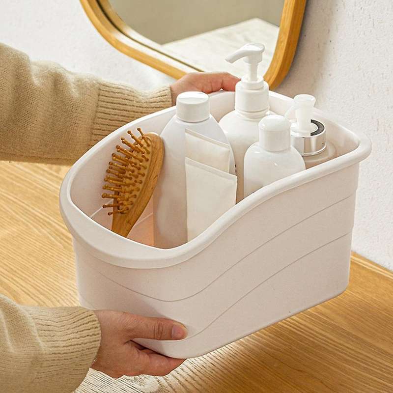 Kitchen Storage Box Container Cabinet Tableware Storage Box(white)