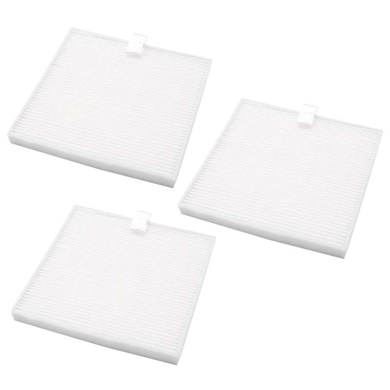 3pc Filter Screen Replacement Accessories for Ilife V8 (white+black)