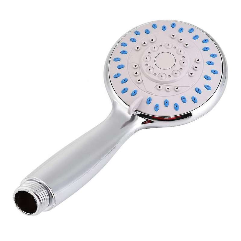 Handheld Hand Shower High Pressure G1/2 Shower Head 3 Patterns Silver