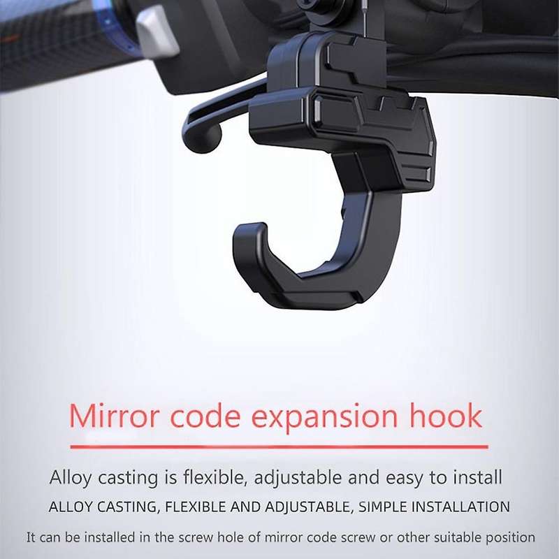 Helmet Hook for Yamaha Nmax 155 Honda Universal Rearview Mirror Hook