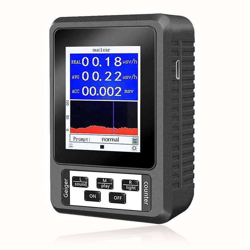 Xr1 Br-9b Geiger Of Nuclear Radiation Detector Counter Black