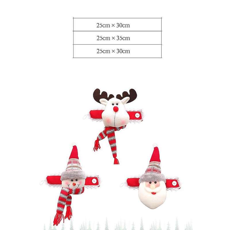 Christmas Window Curtain Tiebacks Decorations Cute Elf Doll Hook, B