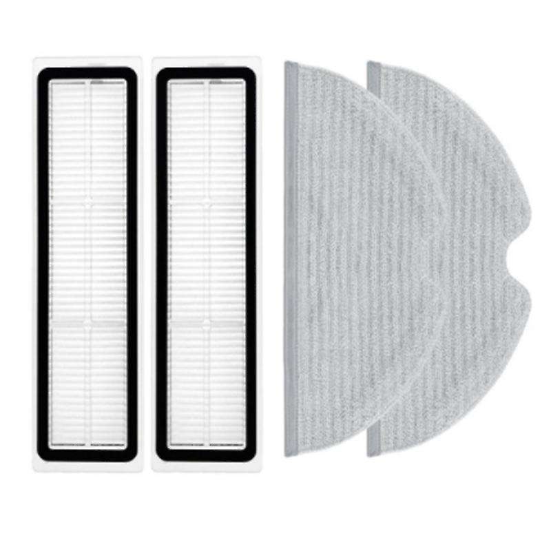 Hepa Filter Mop Rag Pad Replacement Kit for Xiaomi Dreame Bot L10 Pro