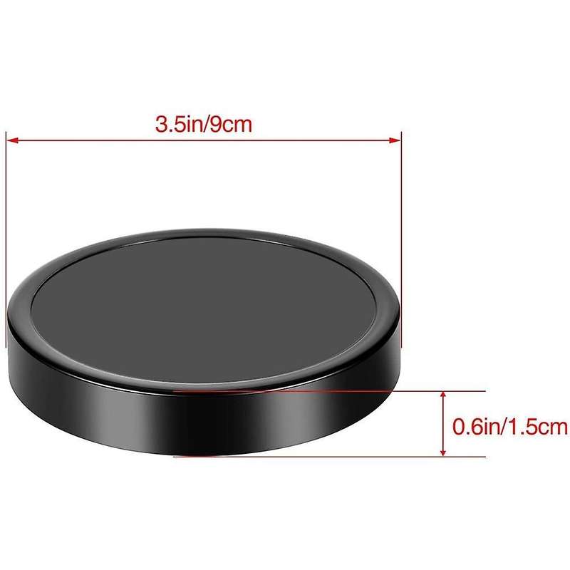 6 Pack Replacement Black Plastic Stay Fresh Lid Parts with 16oz Cup