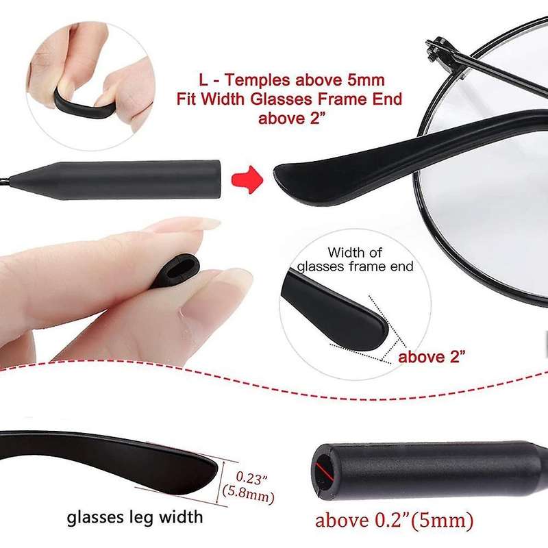 Glasses Strap Adjustable Eyewear Retainer 3pcs Universal Fit Sports