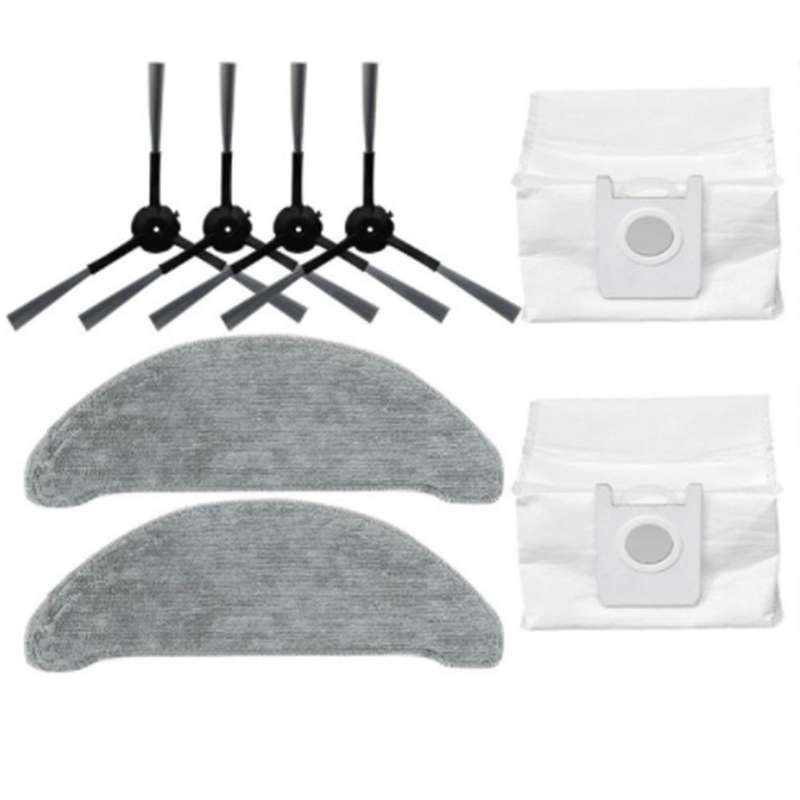 Dust Bag Mop Pad Rag Side Brush for Xiaomi Roidmi Eve Plus Sdj01rm