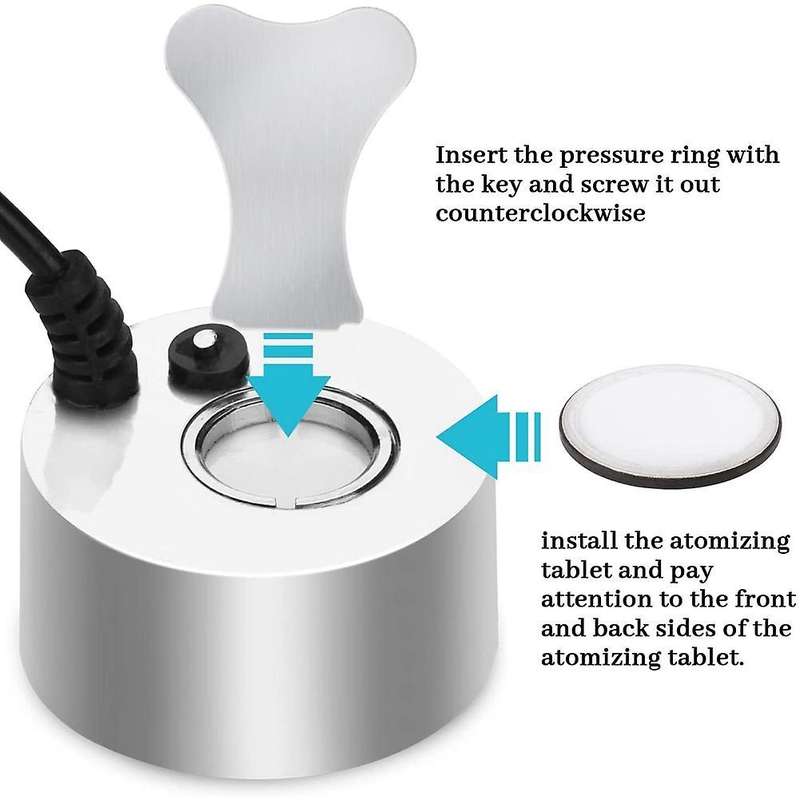 12pack Ultrasonic Mist Ceramics Discs for Humidifier with Cap Tool