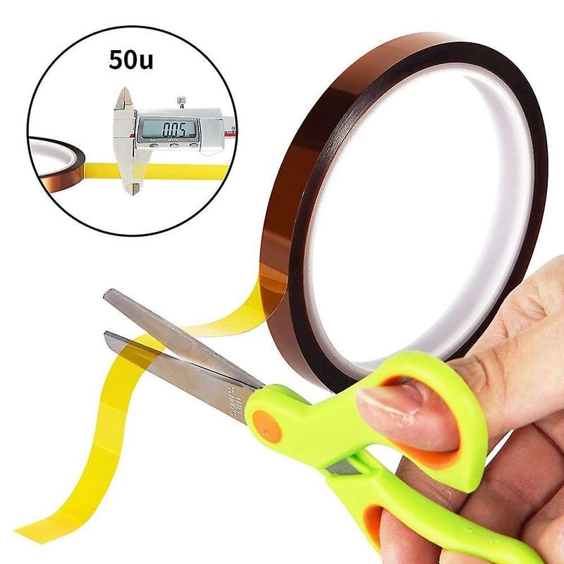 2 Rolls Heat Tape,10mmx33m 108ft Heat Resistant Tape, for Sublimation