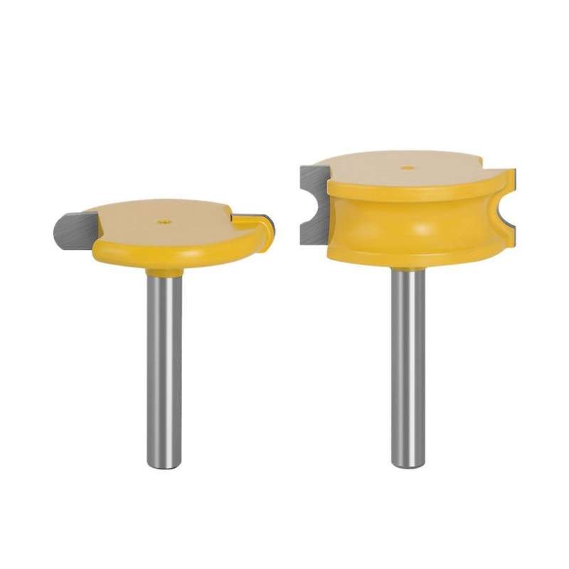 2 Pcs 6mm Shank Router Bit Set Woodworking Tungsten Cobalt Alloy