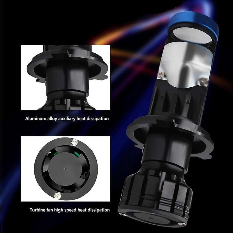 H7 Mini Spotlight P5 Lens Led Beam 6000k White Light 35w Car Lamp