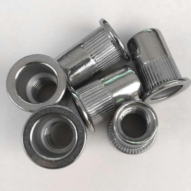 30pcs M8 Rivet Nuts Stainless Steel Threaded Rivet Insert Nuts