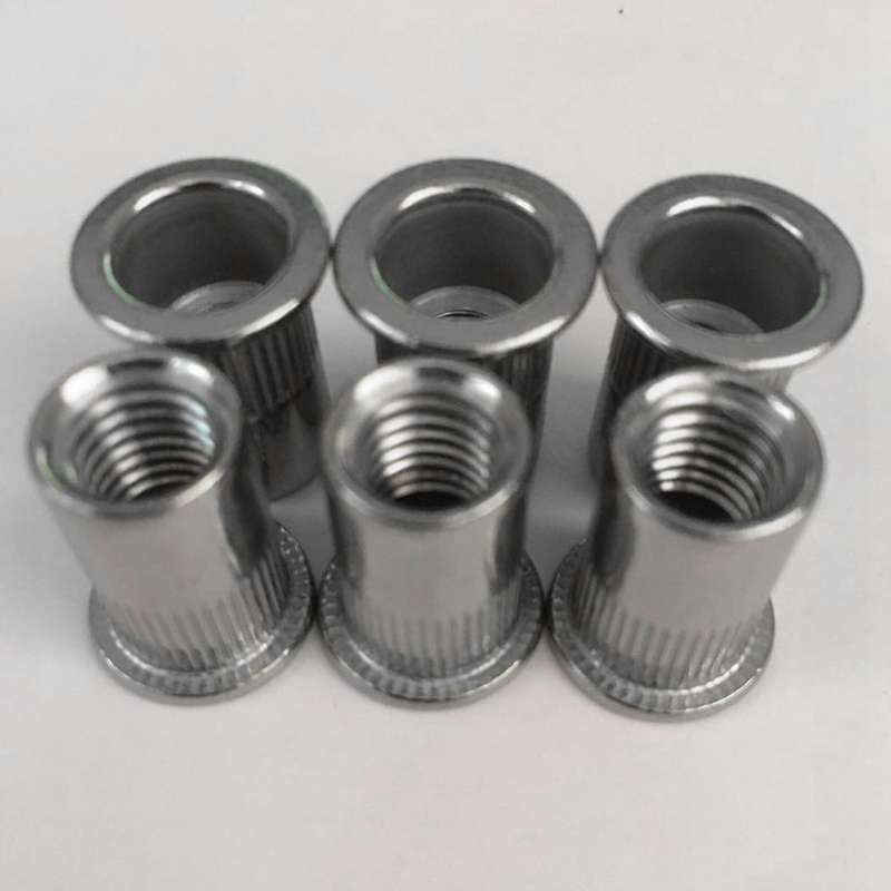30pcs M8 Rivet Nuts Stainless Steel Threaded Rivet Insert Nuts